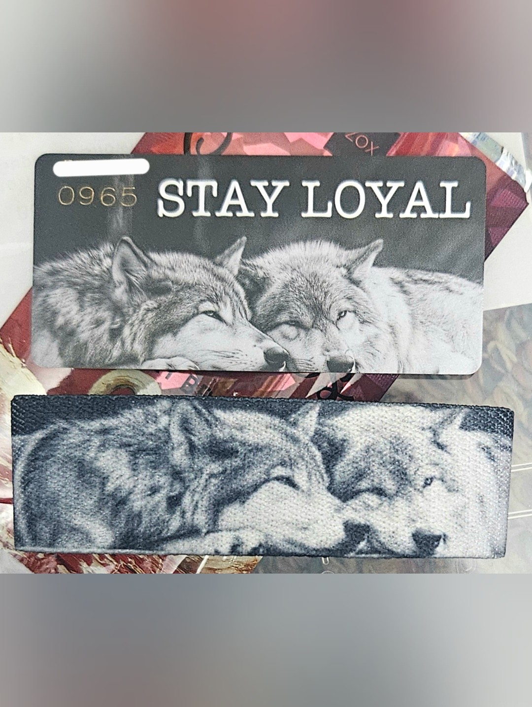 Zox "Stay Loyal" #965 Soul Mates Wolf Interactive Medium Collectible Wristband